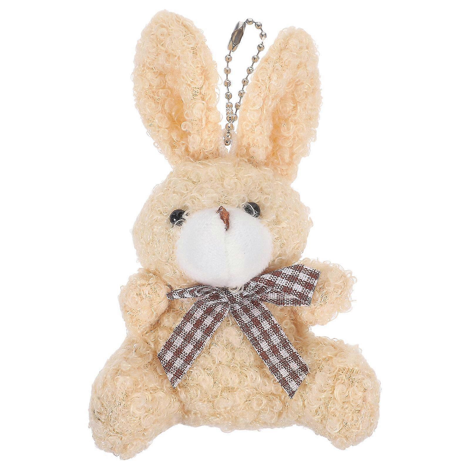 Wear-resistant Rabbit Key Chain Hanging Keychain Fluffy Bag Pendant Bag Supply