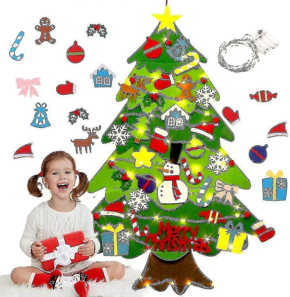 Diy Felt Tree, With Led S, Rats