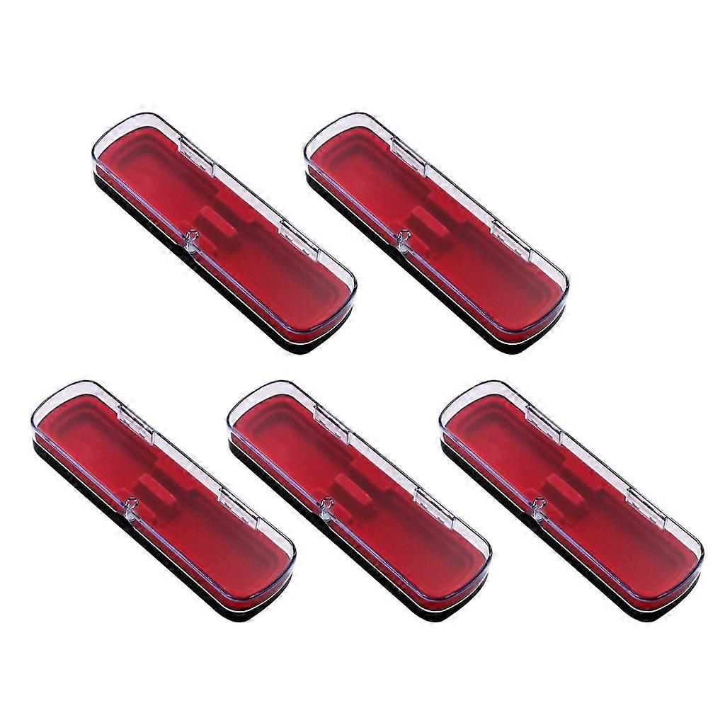Mini Storage Boxes with Clear Window & Magnet Closure Pen Box For Pencils Pens