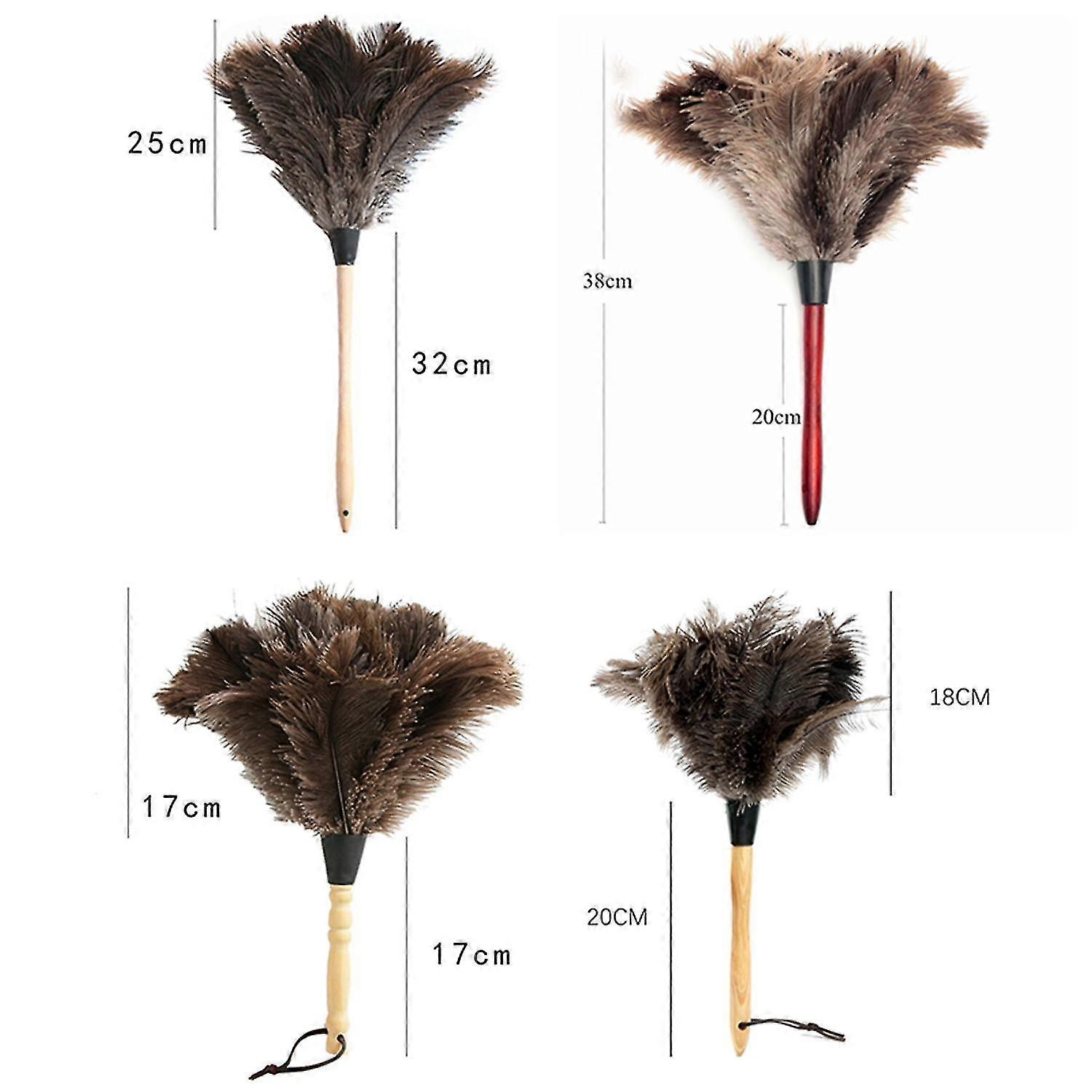 Ostrich Feather Dusters With 15-In Plastic Handle Household Dust Cleaning Tool From Dusters - Price 8.28 - Foto 6