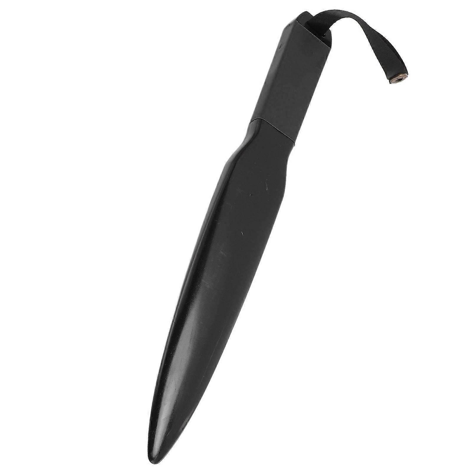 Chien Break Bâton Nylon Caoutchouc Polyvalent Soulagement du Stress Facile à Utiliser Chien Morsure Bâton Bâton Jouet à mâcher avec Lanière Noire Pour Jardin Arrière-Cour Poignée Noire