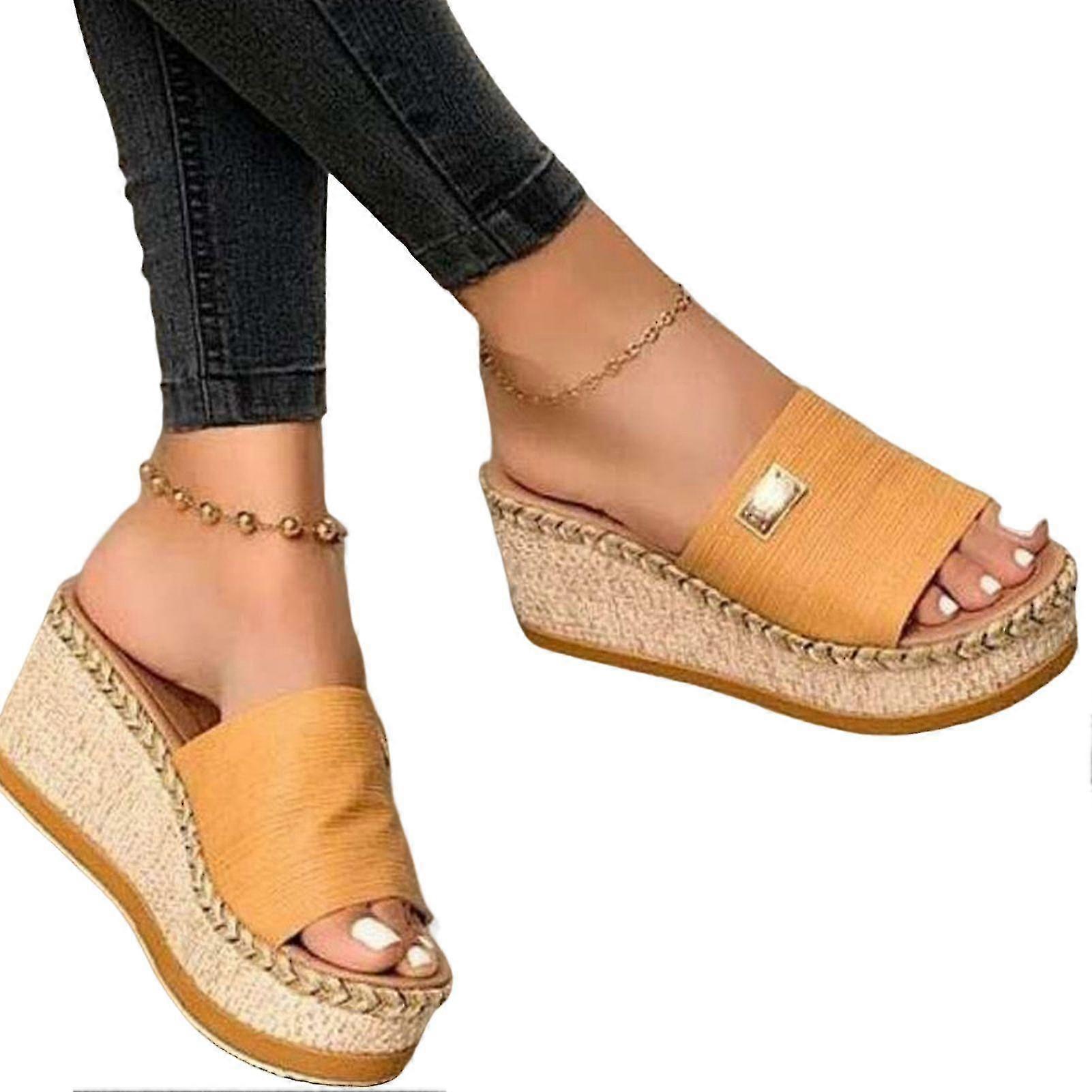 Højdeforøgelse Rom Sandaler Flip Flops Åben tåsko til udendørs skoleforestillinger