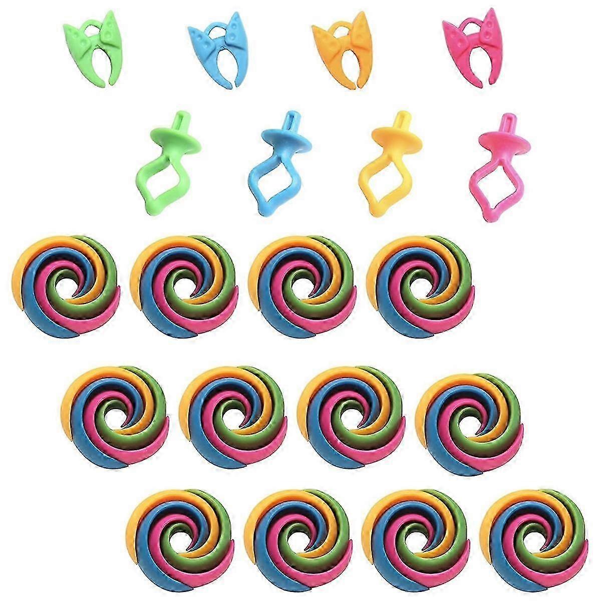 Silicone Thread Spool Savers 48 Huggers 4 Bobbin Clamps And 4 Bobbin Holders - Prevent Thread From