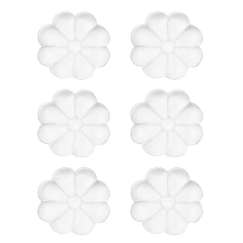 10 Pcs Practical Door Bumper Flower Shaped Protective Pads Door Stoppers