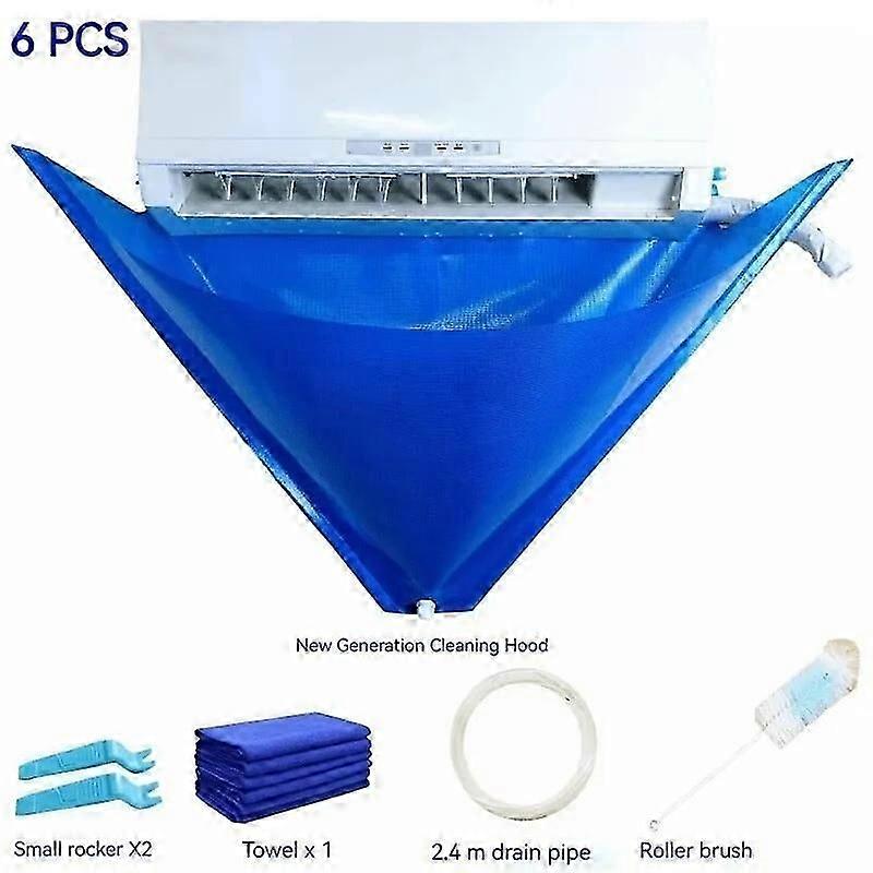 Outils de nettoyage de climatiseur Housses de nettoyage Nettoyage des sacs de réception d’eau Kits de nettoyage de climatiseur suspendu ménager - JA