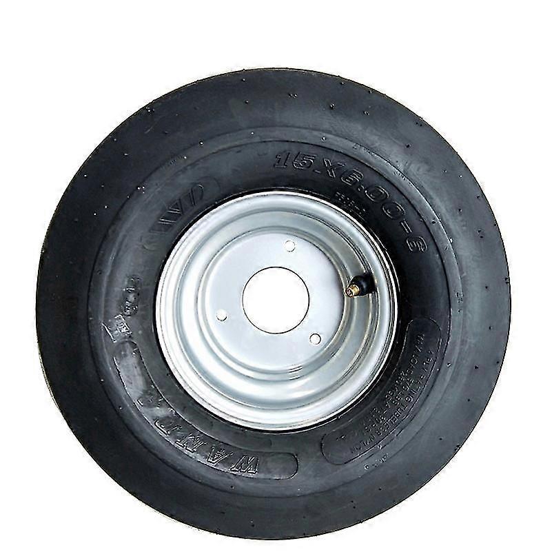 15x6.00-6 فراغ الإطارات مع سبائك عجلة محور 15 بوصة عجلة ل 168cc الكارتينج الذهاب كارت دراجة نارية Atv كارت جزازة الملحقات
