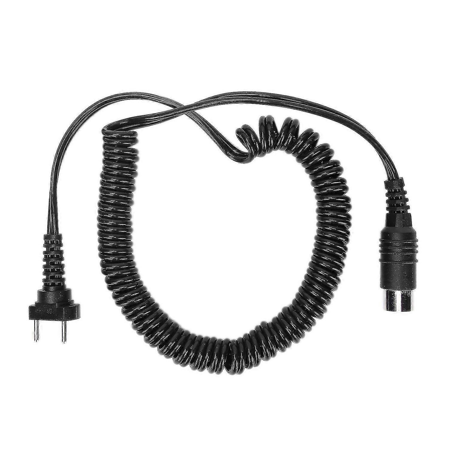 Electric Nail Drill Replacement Handpiece Cord Power Cable Accessory - Black