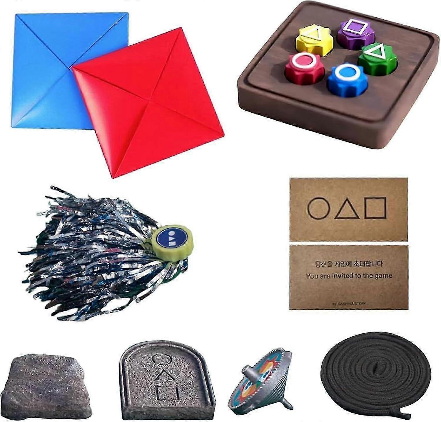 2025 Gonggi Gong-gi Jacks Squid Game Korean Traditional Game Set From Netflix Series