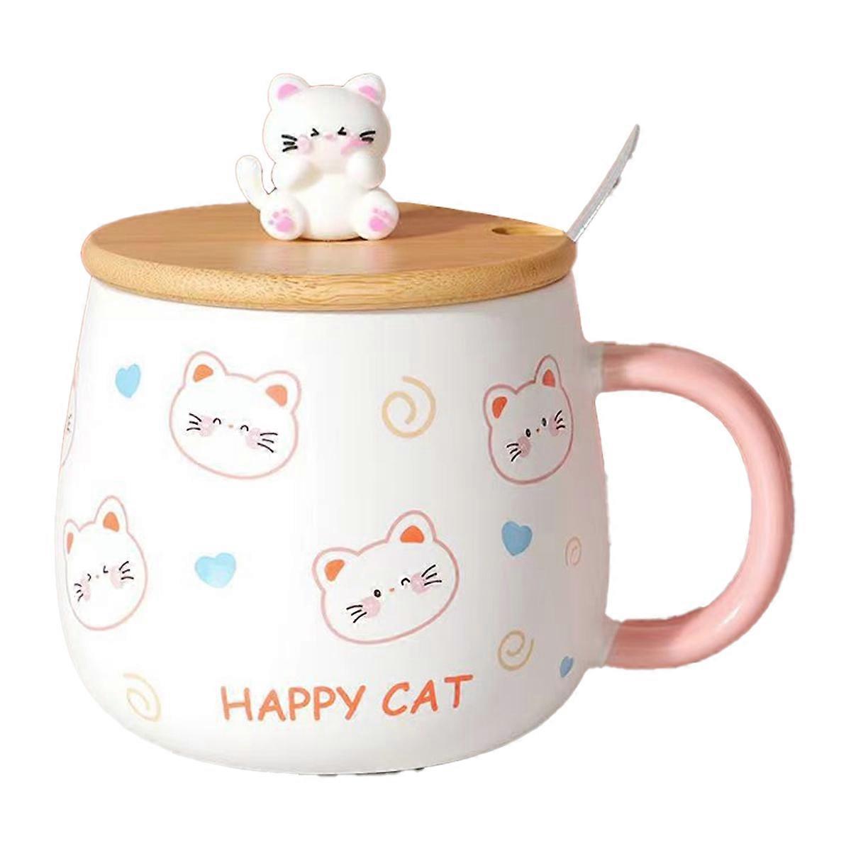 Cat Cup, Ceramic Coffee Cup, Birthday Gift