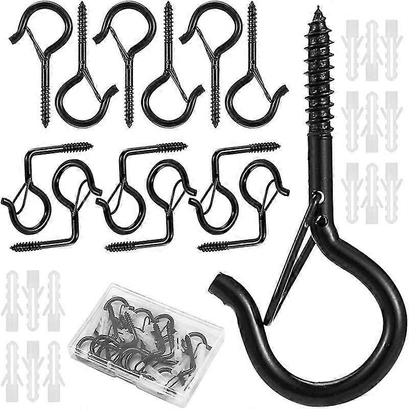 screw hooks ceiling hooks silver multi-size nickel plated metal screwable ceiling hooks cup hooks