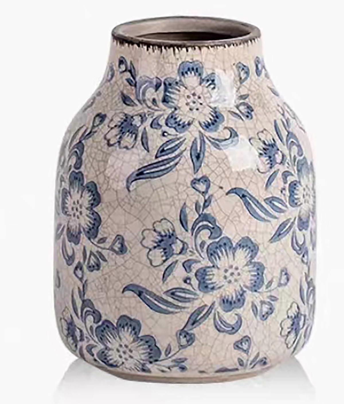 Vintage porcelain vase for home decoration