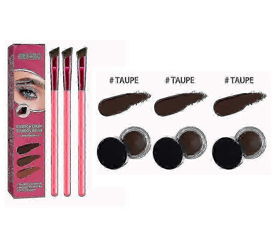 Multifunctional Eyebrow Brush Set Portable Eyebrow Brush Eyebrow Cream Beveled Wild Eyebrow Eyeshadow Contour Makeup Brush