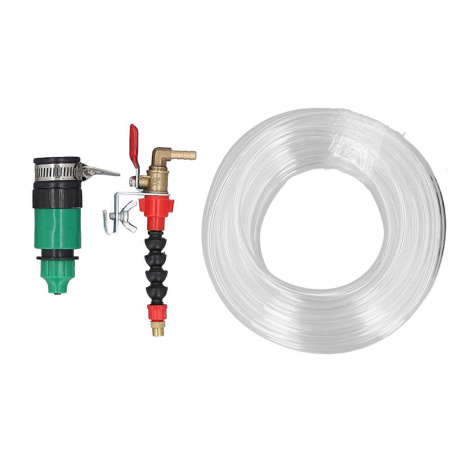 Dust Removal Water Sprayer 10M Pipe Universal Connector Nozzle Coolant Misting System for Cutting Machine Angle Grinder