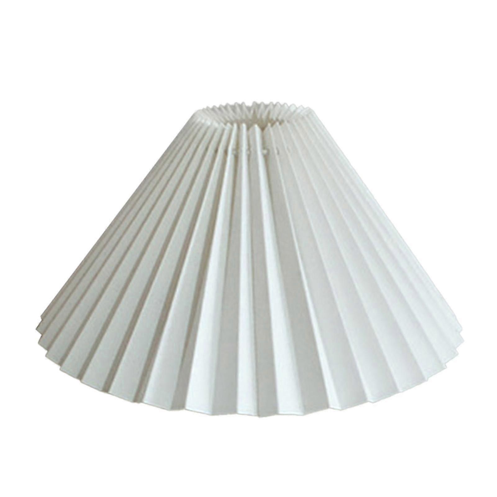 Pleated Lampshade E27 Light Cover Japanese Style Fabric Table Lamp Ceiling Decor f26