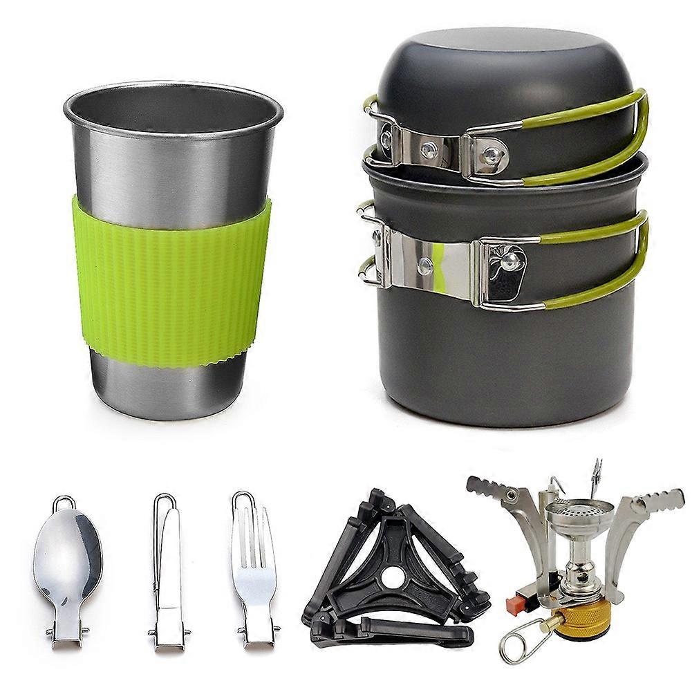 Outdoor Camping Tabletop Portable Non-toxic Durable Aluminum Alloy Picnic Cutlery Set