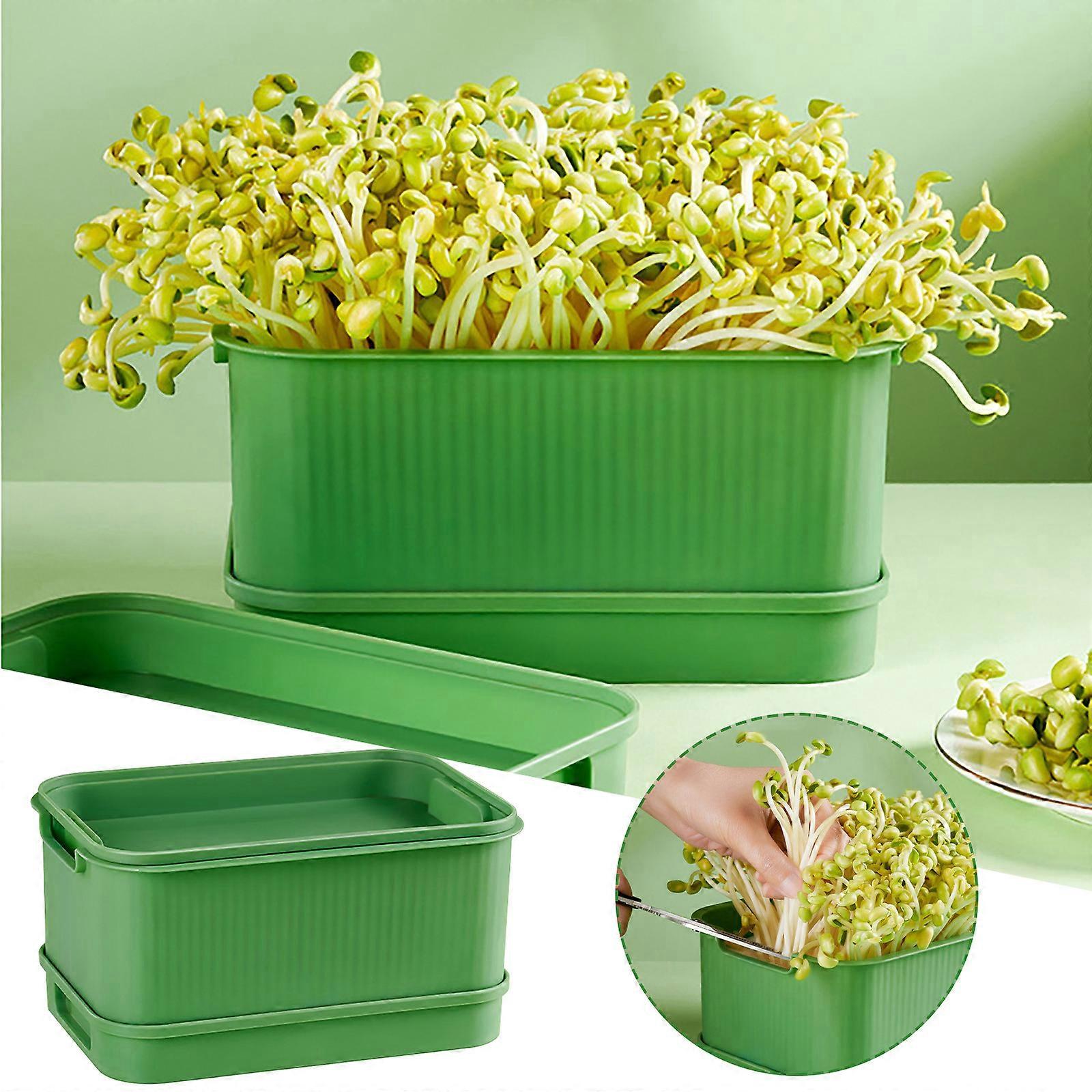 Planting Germination Pot Sprout Artifact Sprout Soilless Cultivation Hydroponic Tray Prout Tray Seed
