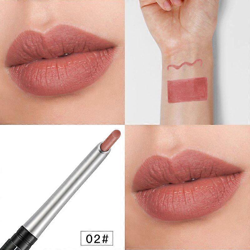 1PC Matte Lip Liner Pen Waterproof Easy Color Smoothing Long Lasting Moisturizing