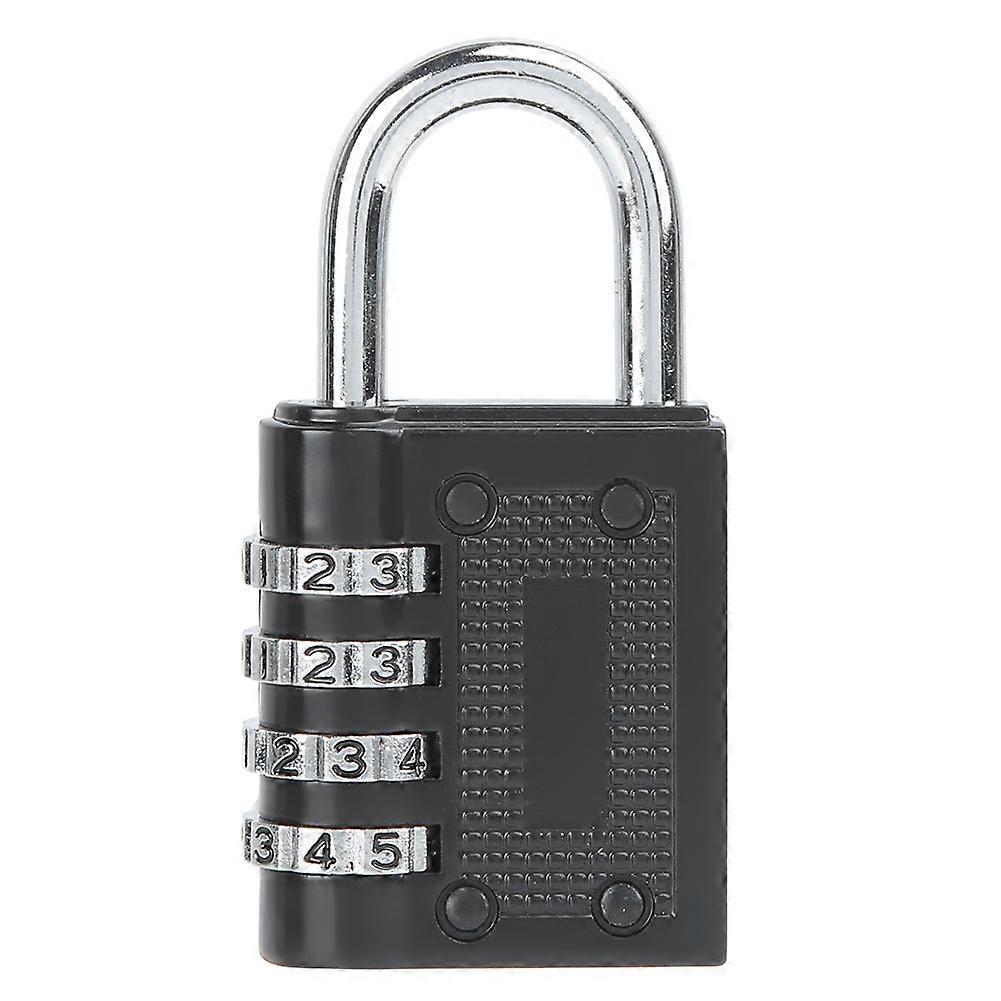 Home Zinc Alloy 4-Digit Combination Lock for Gym School Wardrobe Anti-Theft Security Coded Lock Durable and Reliable
