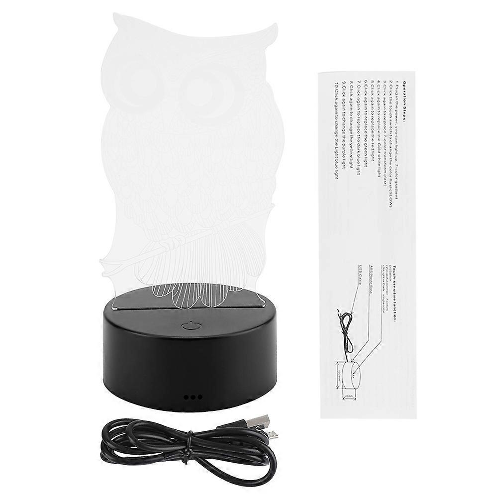 Remote Controlled 3D Night Lights, LED Illusion Lamps for Home Décor, Color Changing, USB Powered, Decorative Table Lamps