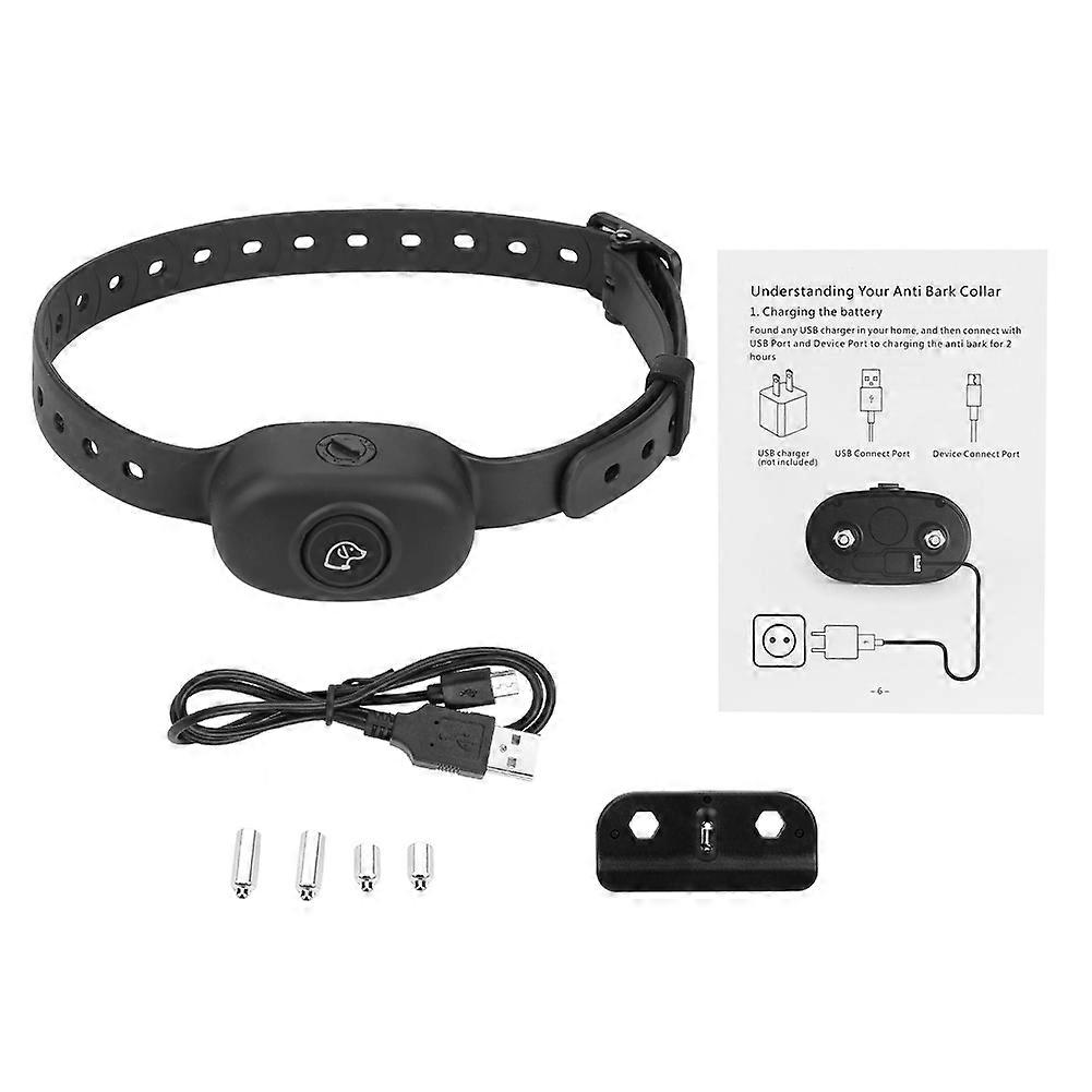 Rechargeable Electric Pet Dog Training Collar with Adjustable Levels, Waterproof Design, and Long Battery Life for Medium to Large Dogs