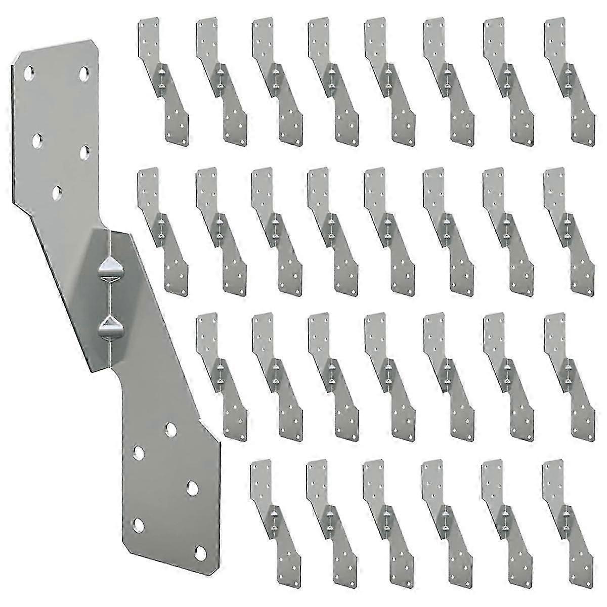 30Pcs ισχυρή-γραβάτα H2.5A, HOT-DIP Γαλβανισμένος χάλυβας βαρέων καθηκόντων τυφώνας γραβάτα, Hurricane Straps Trusses JN