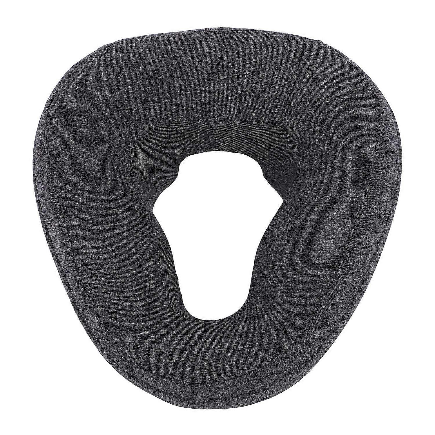 Face Down Pillow Memory Foam Soft Ergonomic Comfortable Sleeping Face Pillow for Home Spa Use Dark G