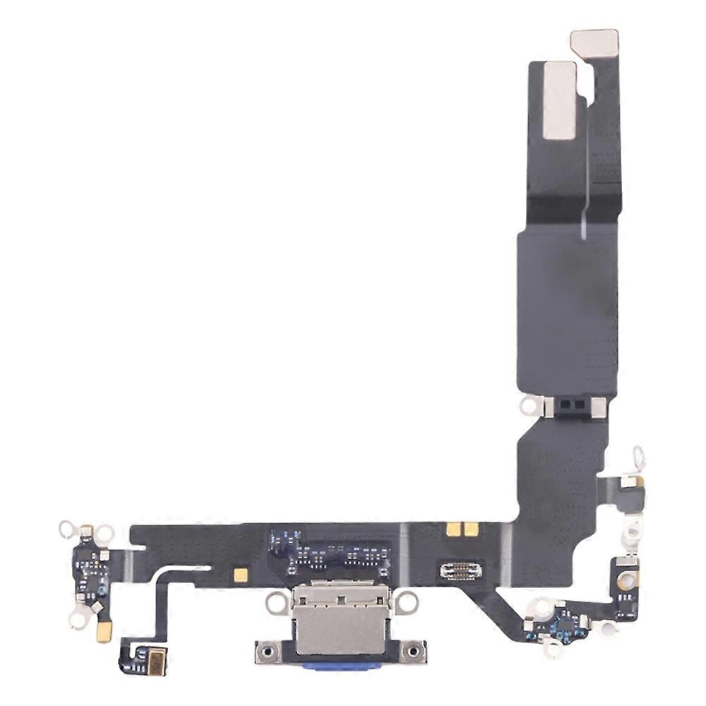 For iPhone 16 OEM Disassembly Dock Connector Charging Port Flex Cable Replacement-Blue