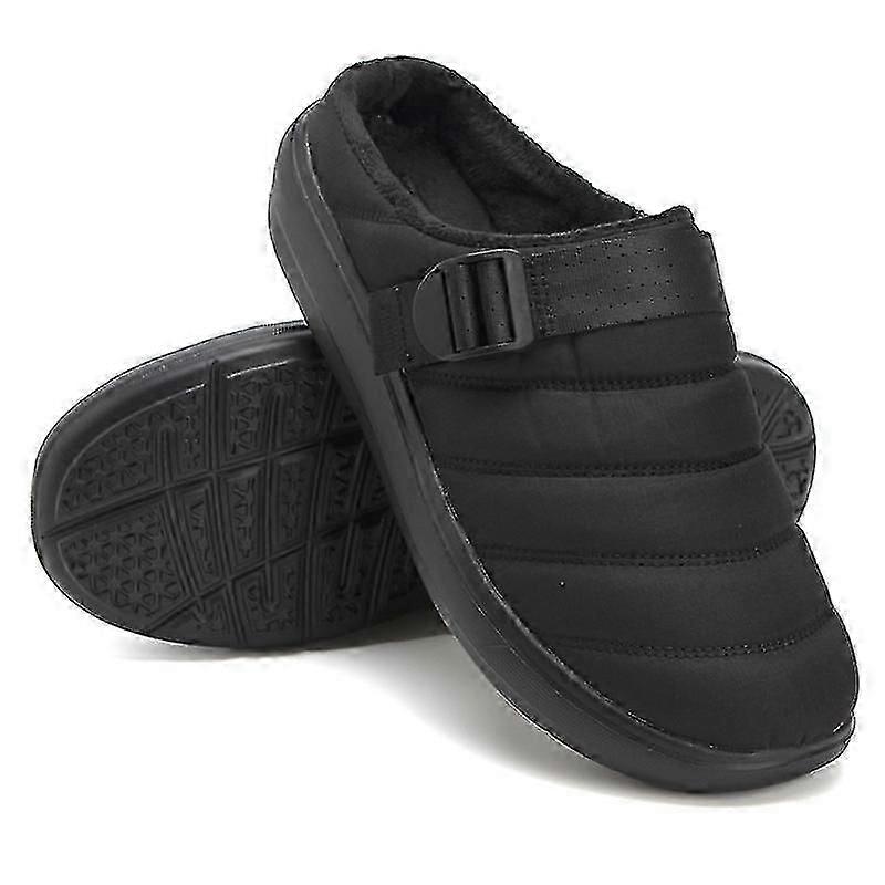 AFFINEST Erkek Pamuklu Terlik Sıcak Kış Kaymaz Ayakkabı Hk999