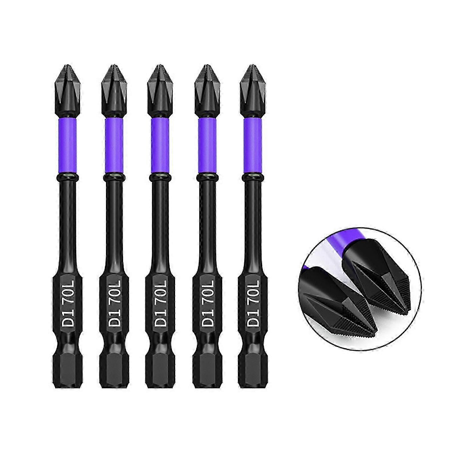 D1 Anti-Slip And Shock-Proof Screwdriver Bits,High Hardness Strong Magnetic fp