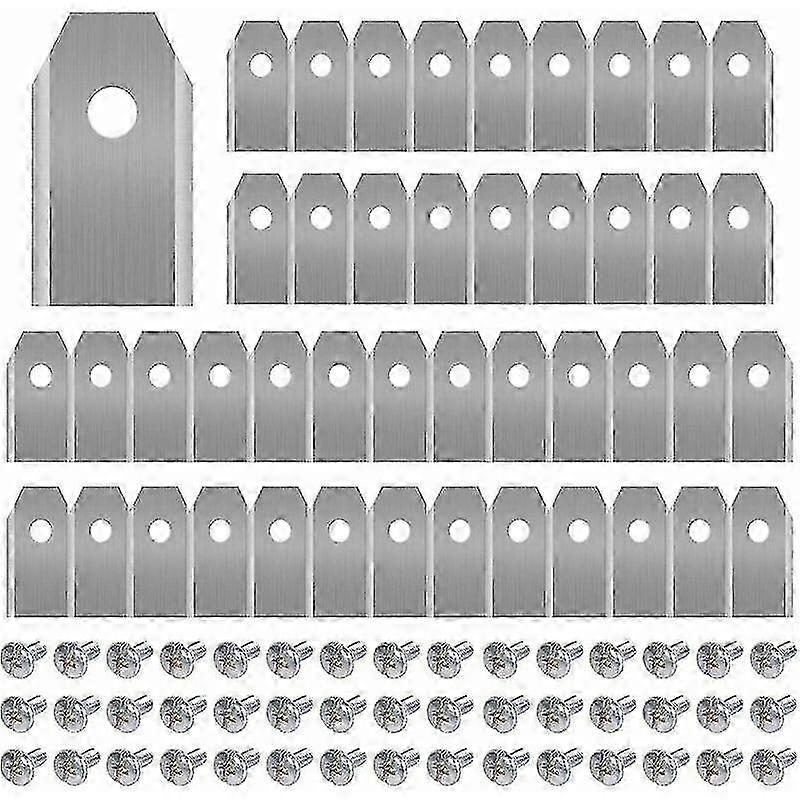 Set di lame per coltelli in titanio da 45 pezzi compatibile con i robot rasaerba Husqvarn Automower Yardforce e Gardena