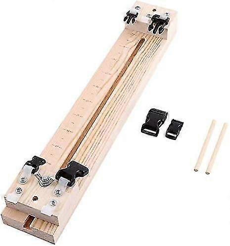35cm Wood Paracord Jig Bracelet Bangle Maker Diy Craft Tool For Parachute Cord Braiding Weaving With Free Hanks Loops