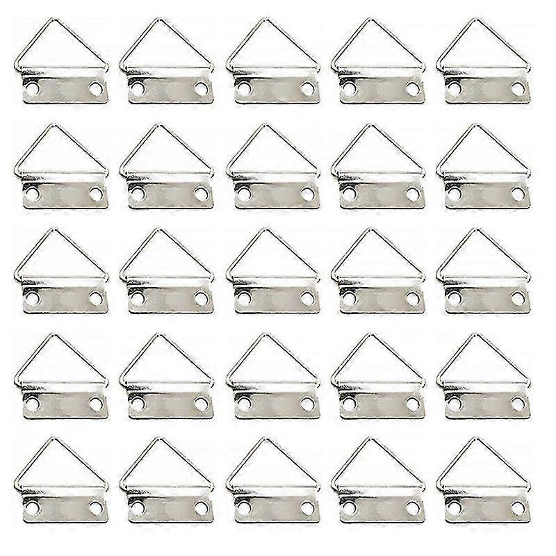 100pcs Triangle Hanging Hooks Picture Photo Oil Painting Mirror Frame Hooks