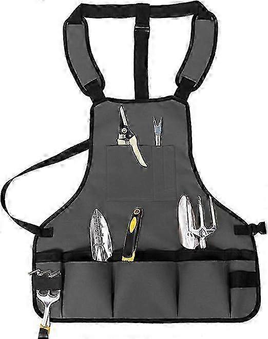 Adjustable Waterproof Oxford Work Apron with Durable Design