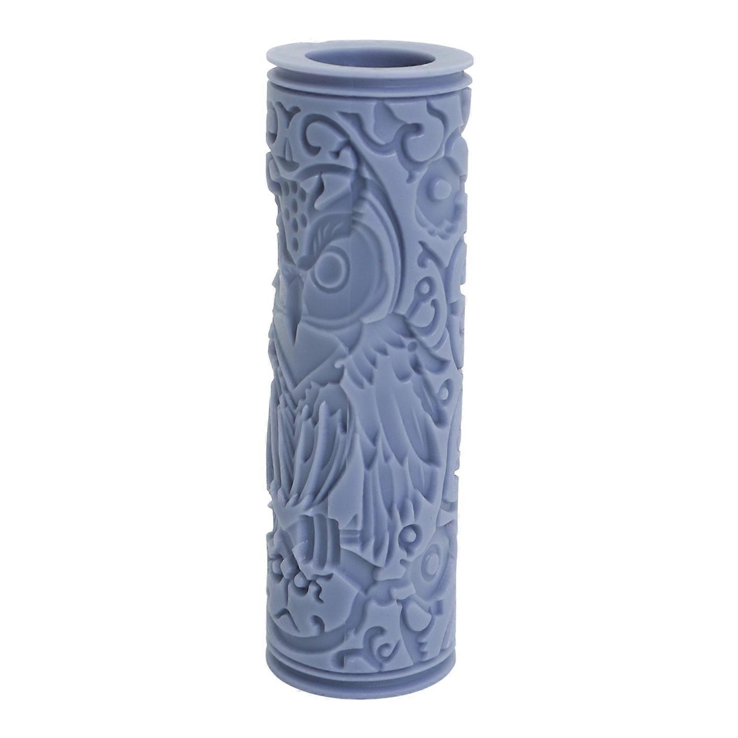 Owl Clay Texture Roller Polymer Clay Modeling Pattern Roller Potters DIY Ceramic Slab Clay Tile