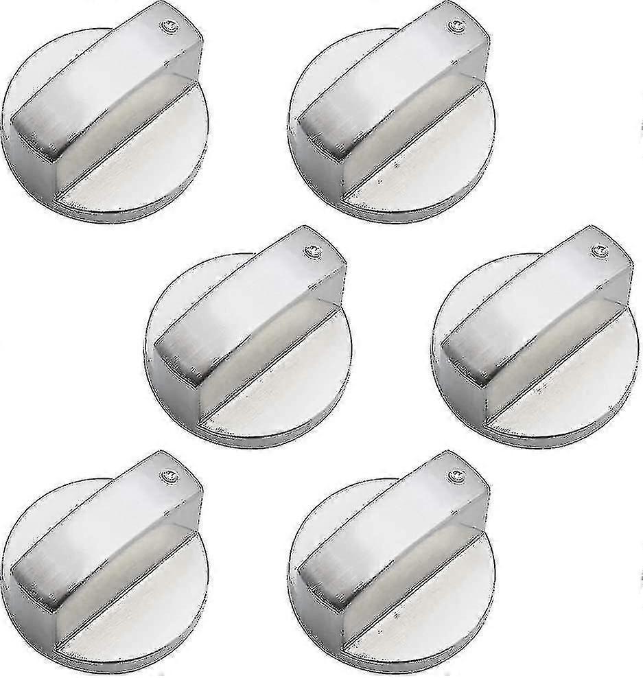 6pcs Universal Metal Control Knob Gas Stove 6mm Universal Control Knob Stove Knob Per Fornello a gas
