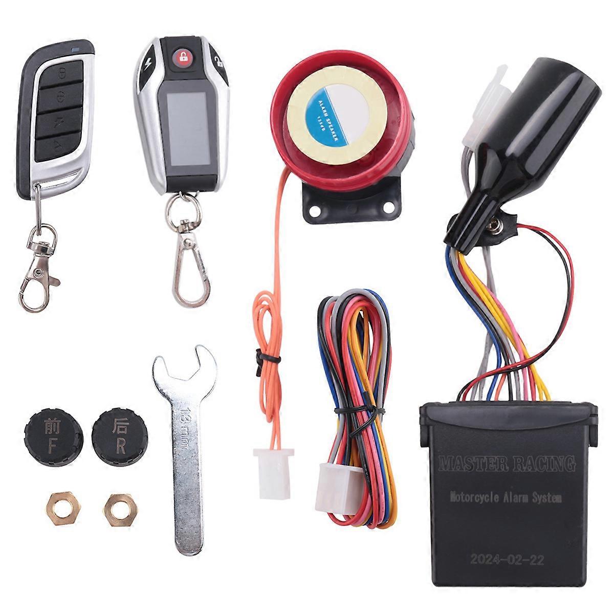 Two Anti-Theft Alarms Keyless Engine Start,Tire Pressure Monitor