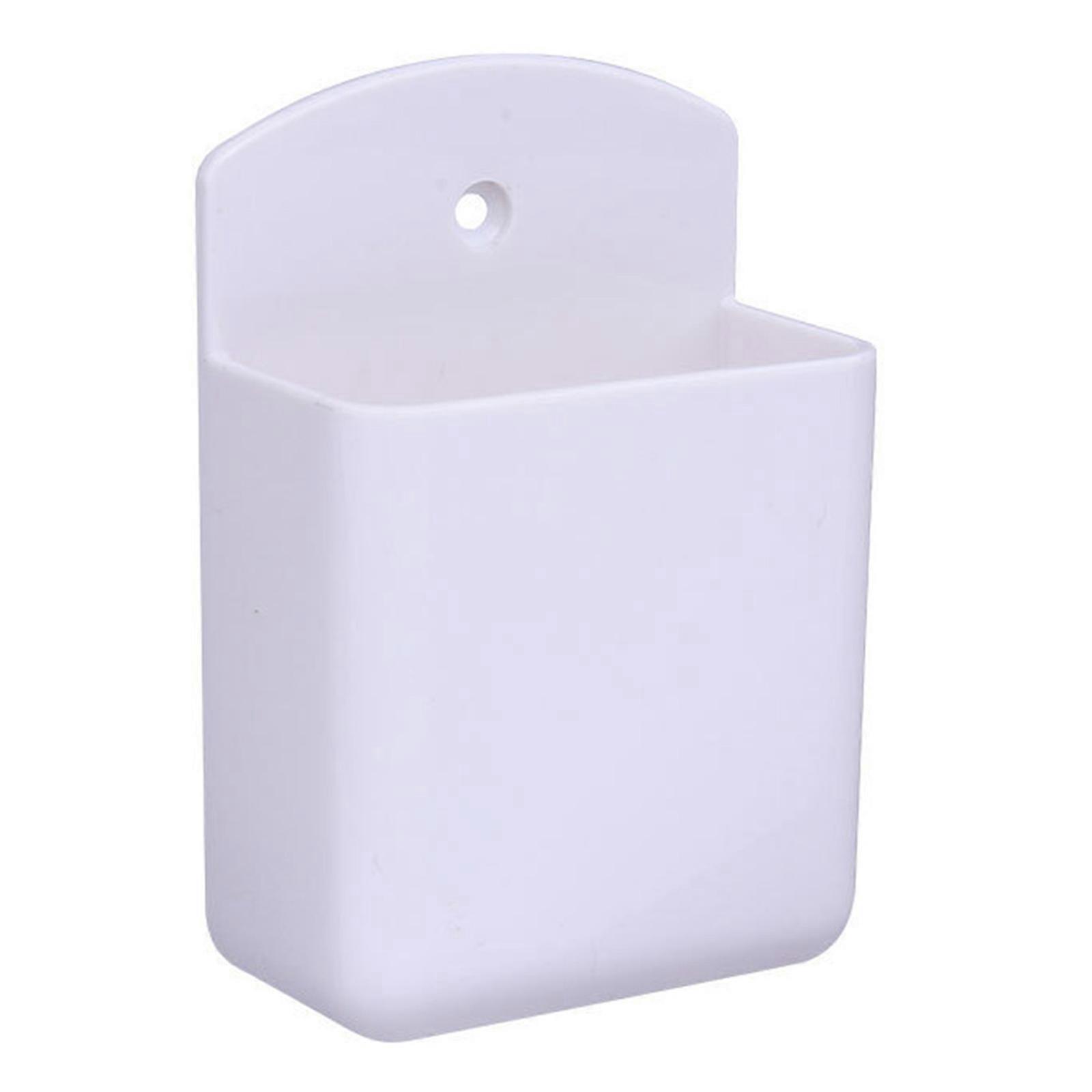 Supporto per telecomando per telecomando TV Condizionatore d'aria, rack per supporto per telecomando a parete, supporto per telecomando salvaspazio bianco