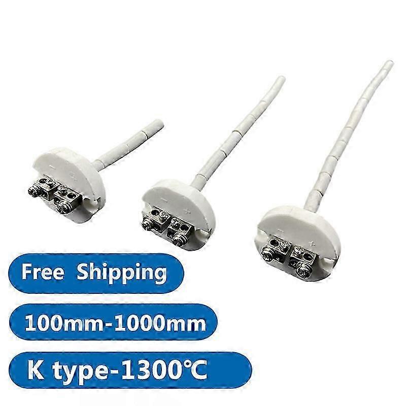 K Type Thermocouple Inner Core Horse Boiling Furnace Heat Supply Thermocouple Wire Wrn1300 Ceramic Bead Core Temperature Sensor