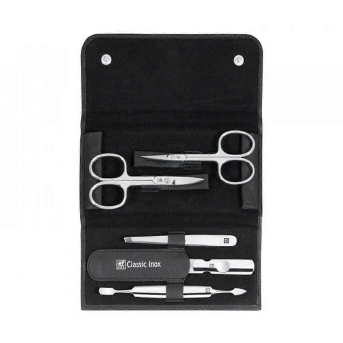 Full Grain Leather Manicure Case - 5 Pieces