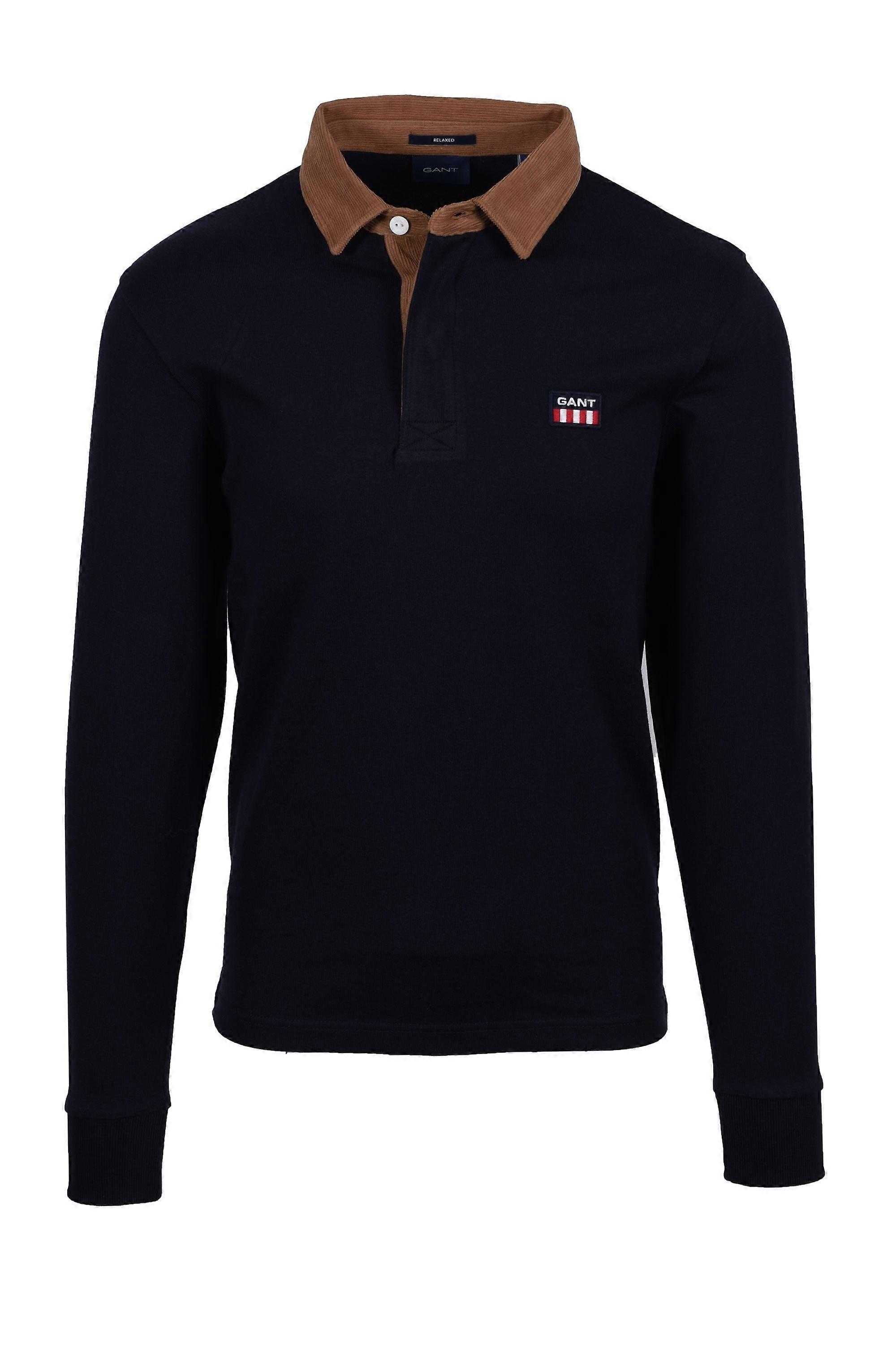Gant Cord Collar Heavy Rugger Evening Blue