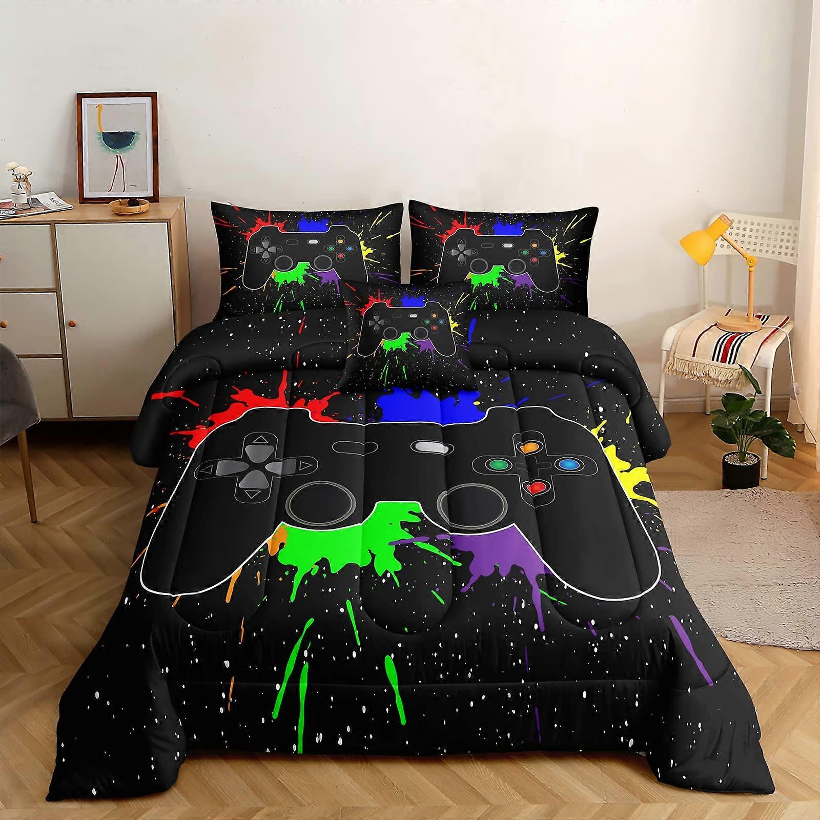 5 Pieces Bedding Set for Gaming Twin Size
