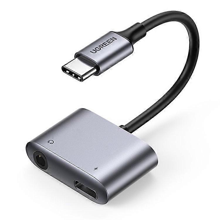 UGREEN Compatible For iPad Pro Samsung Note 20 Huawei P40 AUX Converter 2-in-1 USB C Charging and Audio Type C to 3.5mm Headphone