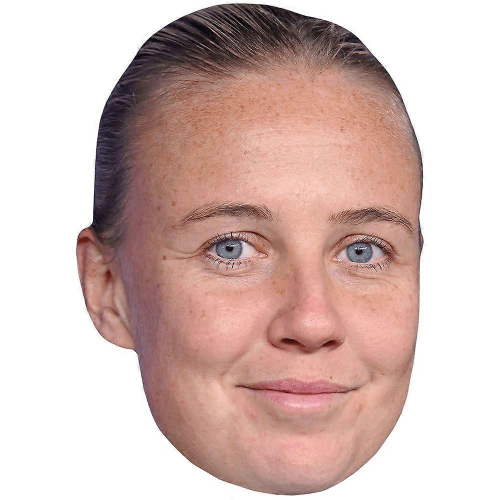 Beth Mead (Hair Up) Celebrity Mask, Flat Card Face