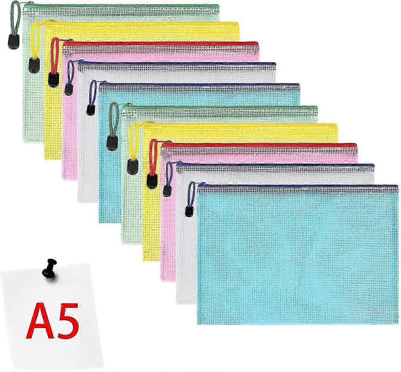 Dimensões A5, 10 Dimensões A5 Cores com Cores, Malha Embalagem Embalagem para Cores, Papel, Cores, Cores, Cores e Cores