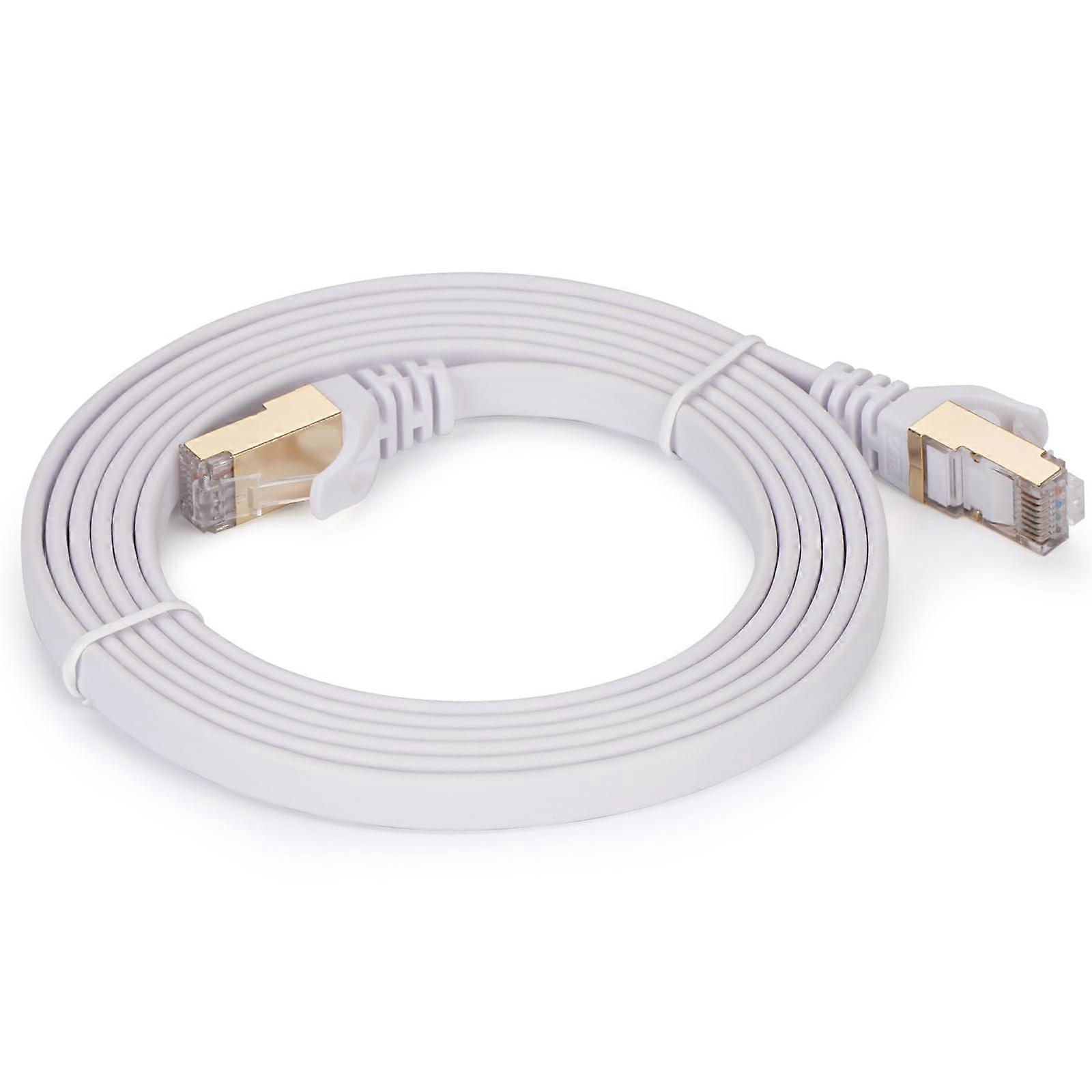 Cat8 Ethernet Cable for High-Speed Internet, 2000MHz, 40Gbps, RJ45 Gaming LAN Cable, 10ft, Ultra-Fast Data Transfer