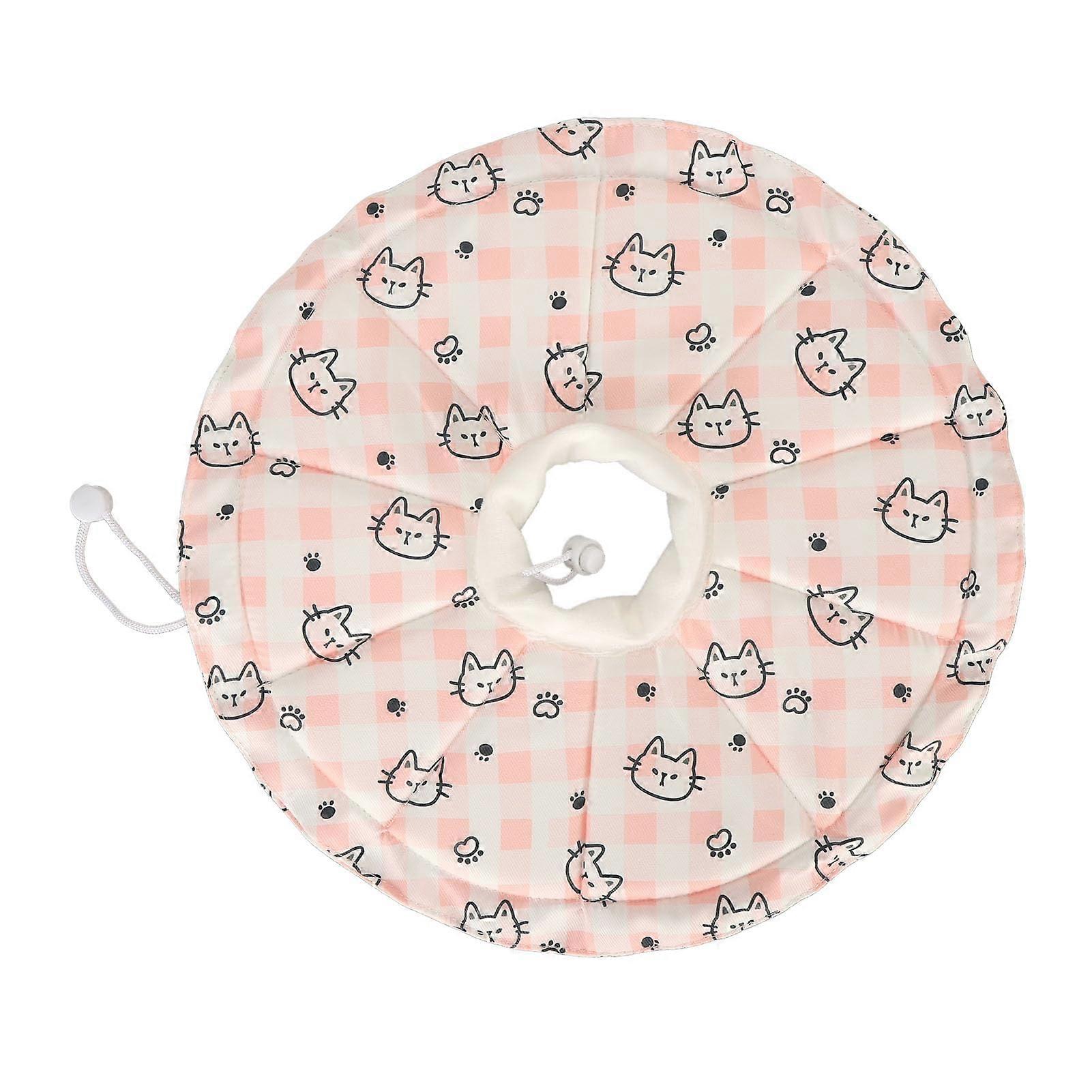 Cat Cone Collar, Multipurpose Prevents Biting Adjustable Elizabethan Collar for Pet Cats for Cats (on59ar407814)