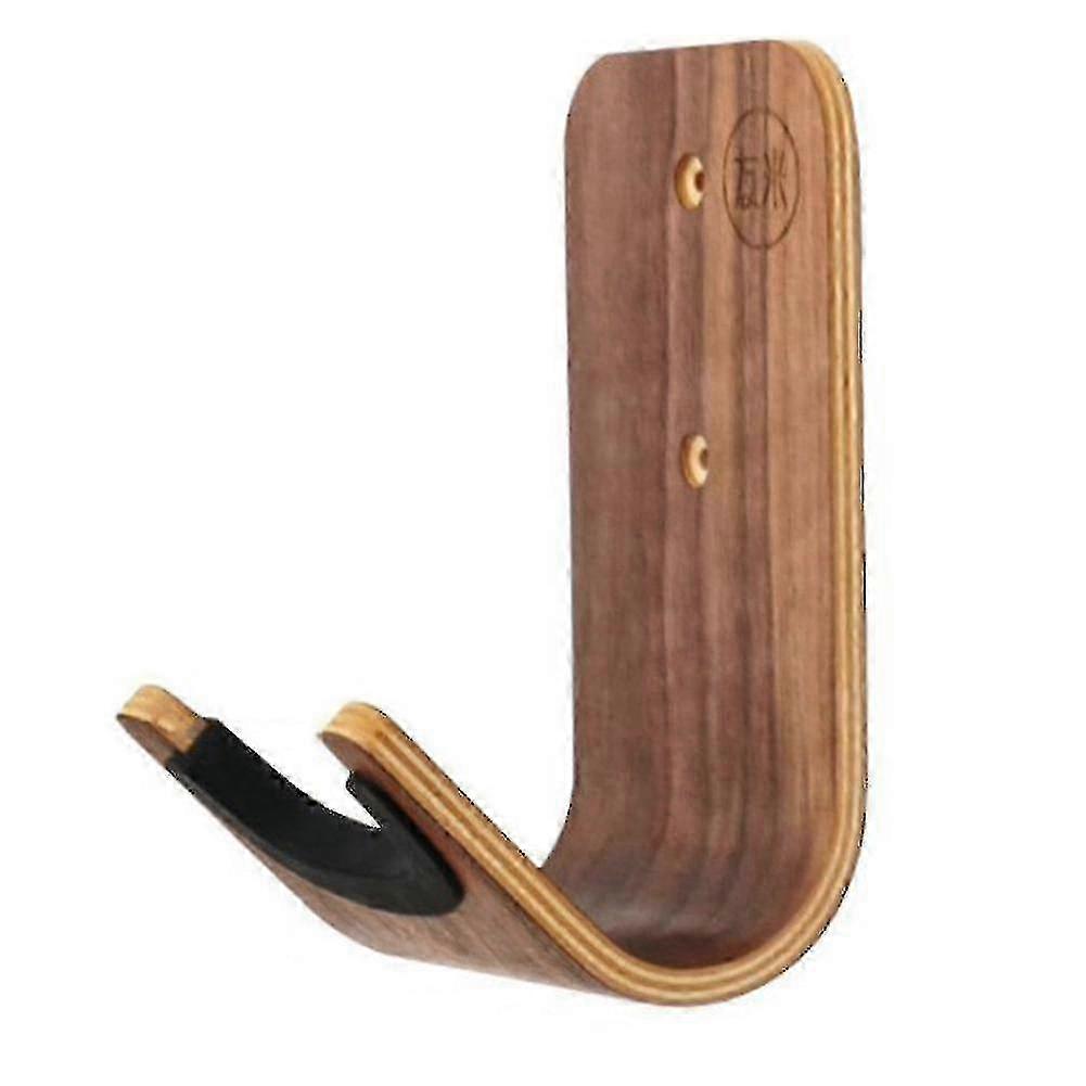 Support de guitare mural - design unique en bois courbé pour instruments acoustiques