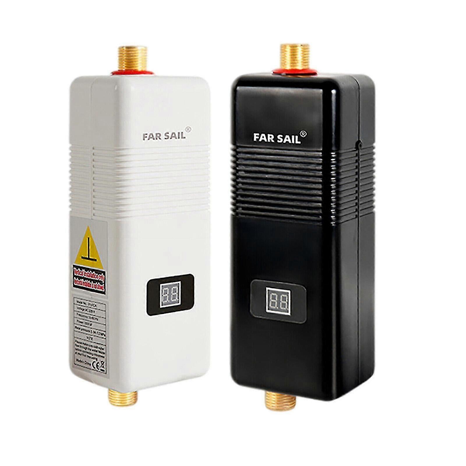 Electric Instant Hot Water Heater Tankless System for Shower and Under Sink Tap with Winter Temperature Control