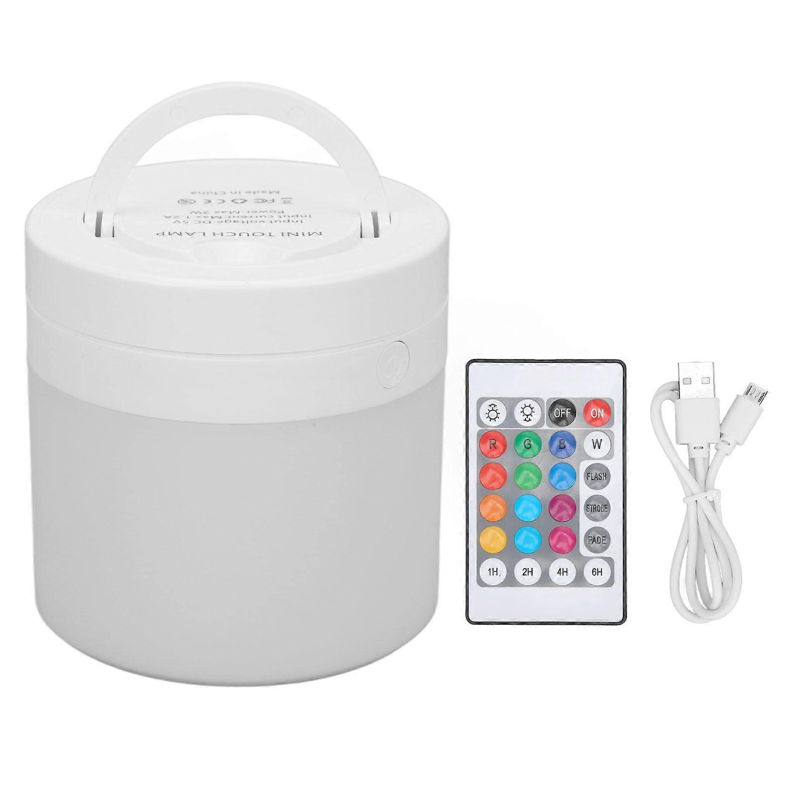RGB Colorful Night Light with Remote Control Dimmable LED Desk Lamp for Indoor and Outdoor