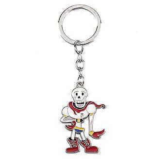 Undertale Papyrus Anime Key Chain Key Ring Bag Pendant Keyring Julklapp